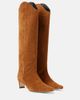 Staud Staud Western Wally 55 suede cowboy boots - 1