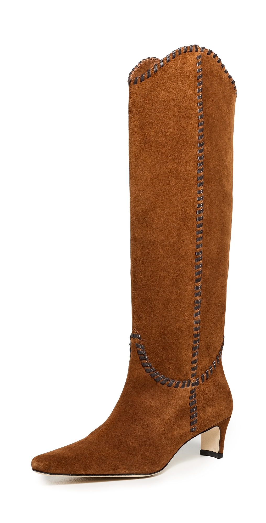 STAUD - Western Wally Boots TABAC/ESPRESSO