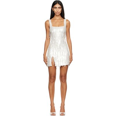 Staud Staud White 'Le Sable' Minidress