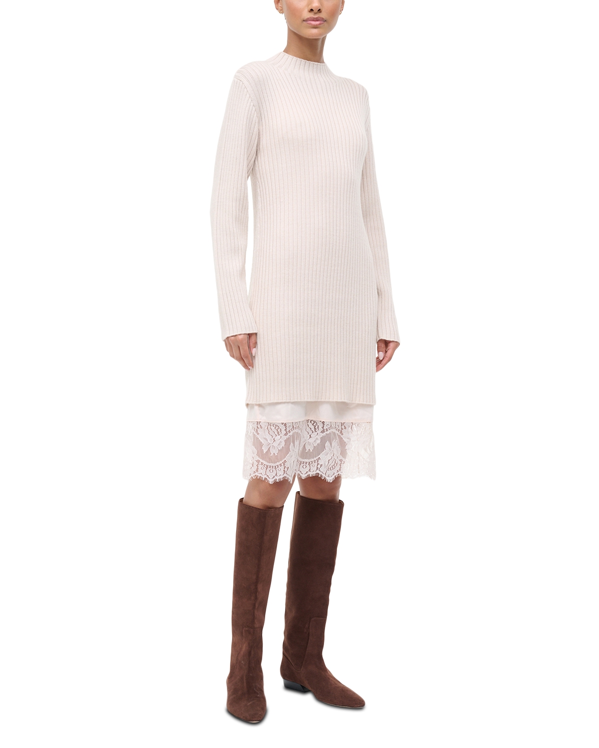 silk lace dress La Lune Cumulus Backless Split Maxi | Ivory | Dresses Prememosale 15 Elegant LDS Temple an open back and Size:29W | 30-32L