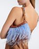 Staud Staud Winslow feather-trimmed shoulder bag - 2