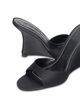 Staud Staud Women's Brigitte Satin High Heel Wedge Sandals - 5