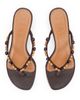 Staud Staud Women's Freja Kitten Heel Thong Sandals - 3