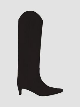 Staud Staud Women's Wally 55MM Western Suede Boots