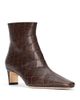 Staud Staud Women's Wally Croc-Embossed Ankle Boots - 1