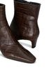 Staud Staud Women's Wally Croc-Embossed Ankle Boots - 4