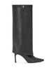 Staud Staud Women's Wally Leather Foldover Cuff High Heel Boots - 2
