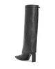 Staud Staud Women's Wally Leather Foldover Cuff High Heel Boots - 3