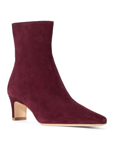 Staud Staud Women's Wally Suede Ankle Booties