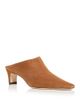 Staud Staud Women's Wally Suede Mid Heel Mules - 1