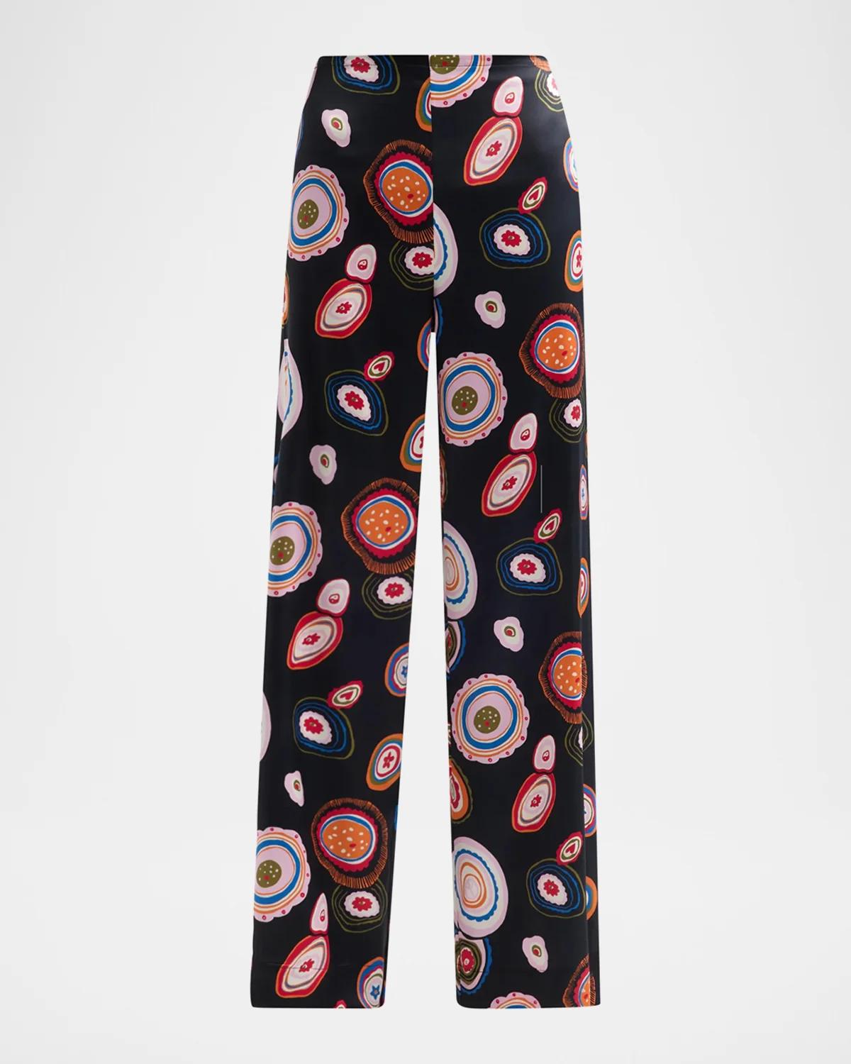 STAUD Stroll Stretch-Silk Pants