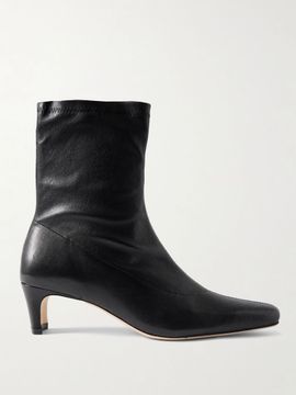 STAUD Wally Sock leather ankle boots