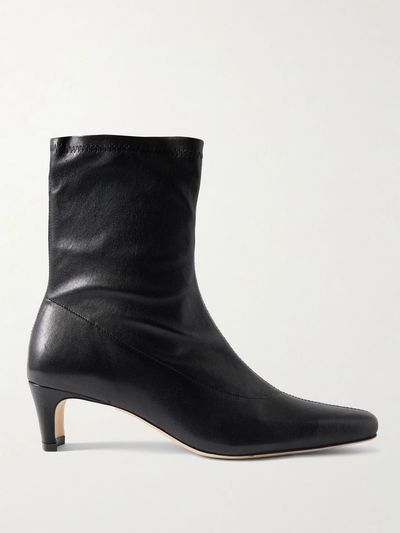 STAUD Wally Sock leather ankle boots