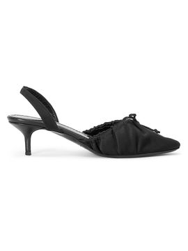 Staud Women's Alba Satin Ballet Slingback Pumps