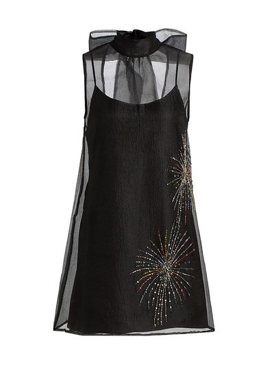 Staud Women's Albee Firework-Beaded Minidress
