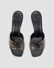 STAUD Women's Blake Leather Mule Sandals - 4