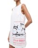Staud Women's Brea Logo-Detailed Shark Print Cotton Minidress - 4
