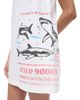Staud Women's Brea Logo-Detailed Shark Print Cotton Minidress - 6