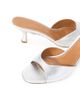 Staud Women's Brigitte 55MM Metallic Leather Mule Sandals - 4