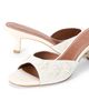Staud Women's Brigitte 60MM Floral-Beaded Mules - 5