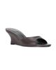 Staud Women's Brigitte 60MM Leather Slip-On Wedge Mules - 2
