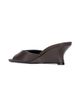 Staud Women's Brigitte 60MM Leather Slip-On Wedge Mules - 3