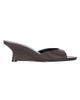 Staud Women's Brigitte 60MM Leather Slip-On Wedge Mules - 6