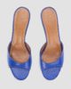 Staud Women's Brigitte 60MM Snakeskin-Embossed Leather Mules - 3