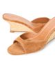 Staud Women's Brigitte 60MM Suede Wedge Sandals - 4