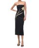 Staud Women's Brooke Bandeau Embellished Midi-Dress - 3