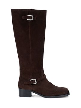 Staud Women's Brooklyn 50MM Suede Boots