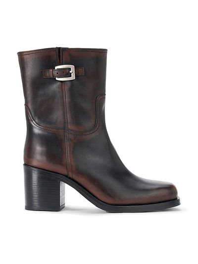 Staud Women's Brooklyn 75MM Leather Ankle Boots