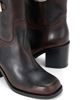 Staud Women's Brooklyn 75MM Leather Ankle Boots - 4