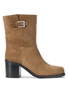 Staud Women's Brooklyn 75MM Suede Ankle Boots