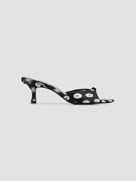 STAUD Women's Brynn Satin Mule Sandals