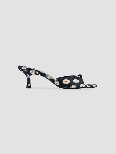STAUD Women's Brynn Satin Mule Sandals