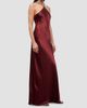 STAUD Women's Cadence Embellished-Strap Satin Halter Gown - 3