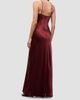 STAUD Women's Cadence Embellished-Strap Satin Halter Gown - 4