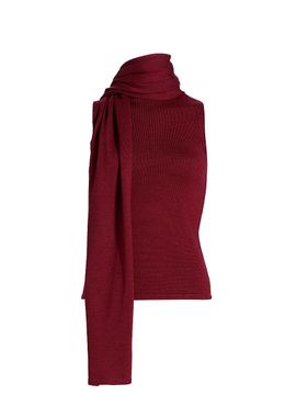 Staud Women's Canal Knit Scarf Top