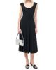Staud Women's Charlotte Stretch Jersey A-Line Midi-Dress - 2