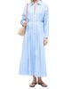 Staud Women's Chi Striped Stretch-Cotton Midi-Dress - 2