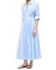 Staud Women's Chi Striped Stretch-Cotton Midi-Dress - 3