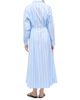 Staud Women's Chi Striped Stretch-Cotton Midi-Dress - 5