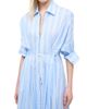 Staud Women's Chi Striped Stretch-Cotton Midi-Dress - 6