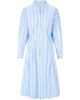 Staud Women's Chi Striped Stretch-Cotton Midi-Dress - 7