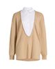 Staud Women's Coast Relaxed-Fit Bib Collar Sweater - 8