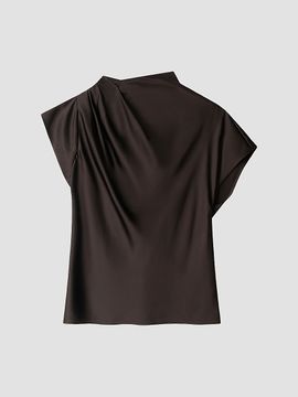 Staud Women's Davina Silk Draped Top