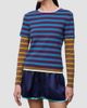 Staud Women's Dillon Striped Layered Top - 4
