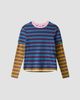 Staud Women's Dillon Striped Layered Top - 5