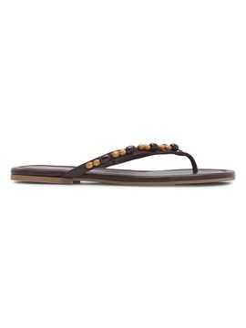 Staud Women's Freja Beaded Thong-Style Sandals